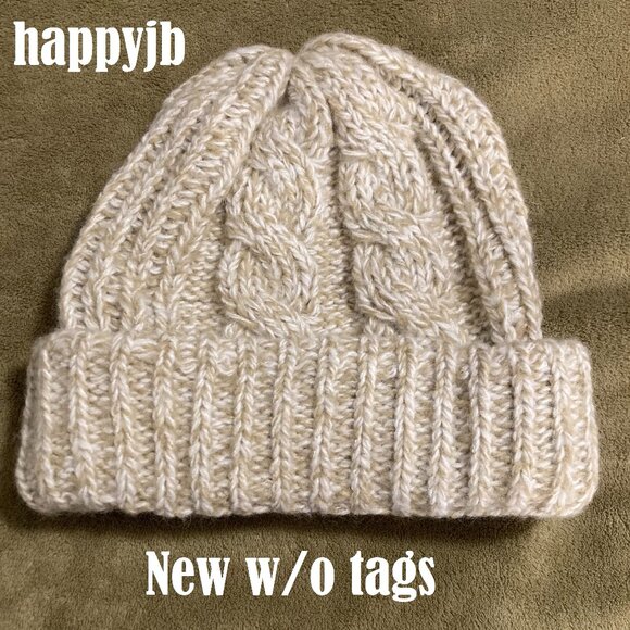 NWOT Vintage Faded Glory Wool Blend Knit Cap Hat - Picture 2 of 6